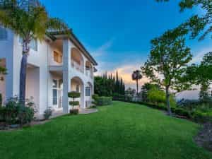 Backyard Twilight View