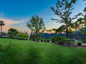 Backyard Twilight View