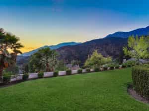 Backyard Twilight View