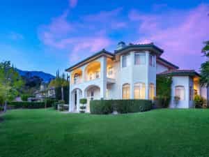 Backyard Twilight View