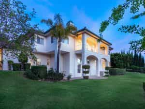 Backyard Twilight View