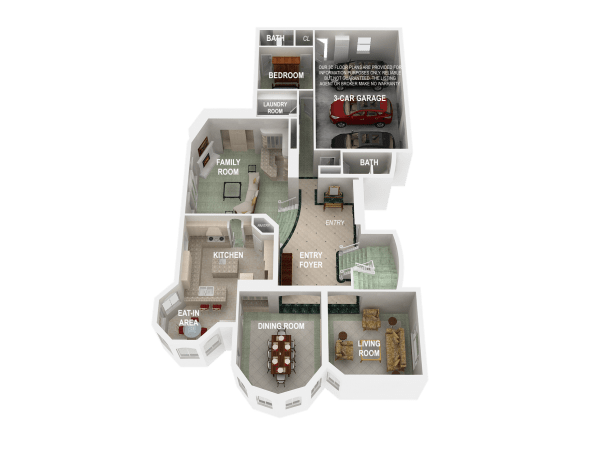 3D Floor Plan-Main Level MLS2