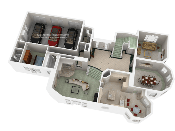 3D Floor Plan-Main Level MLS6