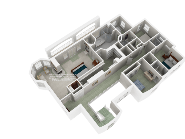 3D Floor Plan-Second Level MLS5