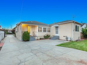 Rear Exterior & Driveway Twilight