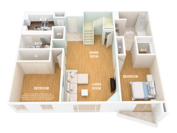 3D FLOOR PLAN-MAIN LEVEL2