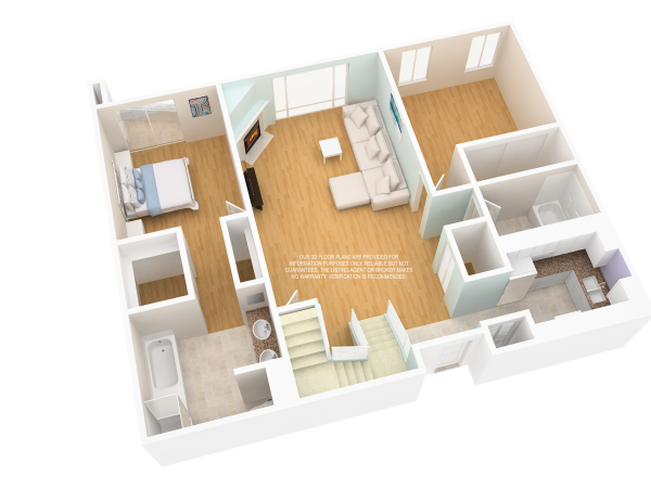3D FLOOR PLAN-MAIN LEVEL4