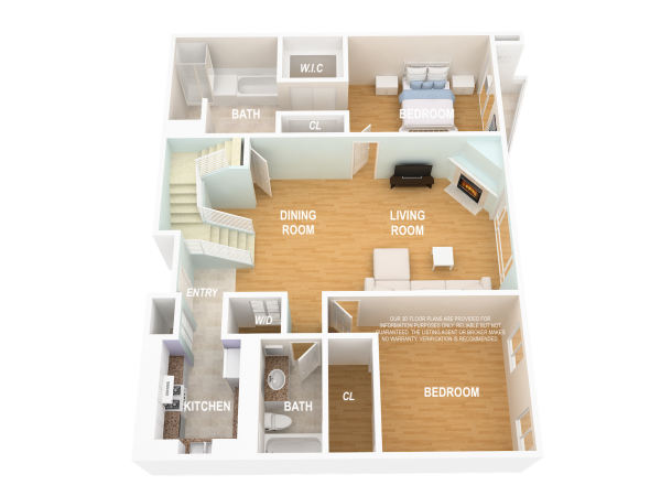 3D FLOOR PLAN-MAIN LEVEL5