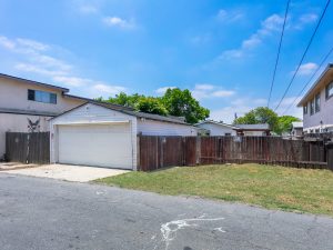 2-Car Detached Garage with Alley Access