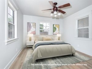 First Bedroom-Virtually Staged