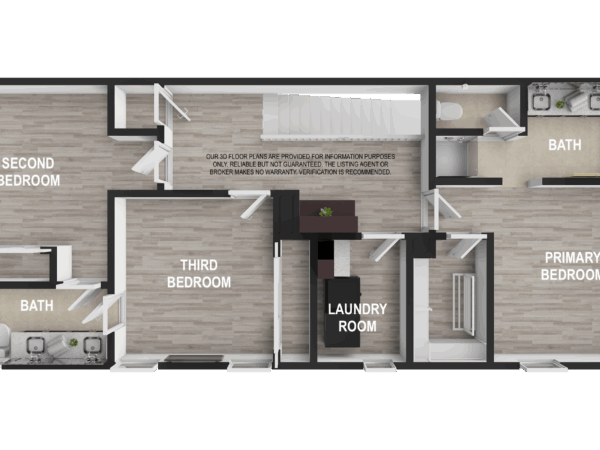 3D floor plan-Second Floor1