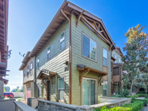 Unit F Front Exterior – Garage