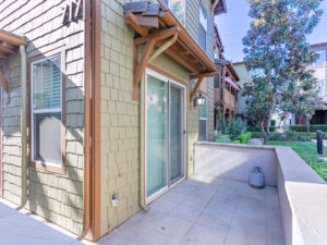 Unit F Front Exterior -Patio