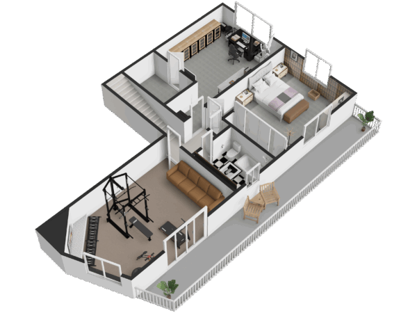 3D Floor Plan-Lower Level5