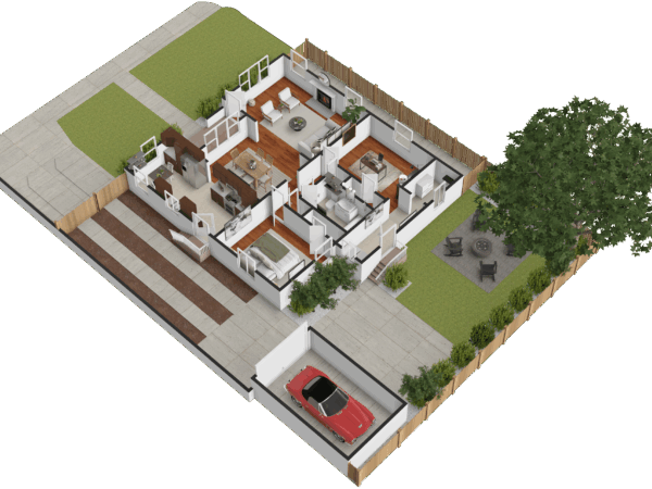 3D Site Map Floor Plan2