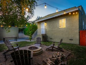 Backyard Twilight View