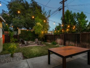Backyard Twilight View