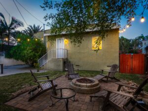 Backyard Twilight View