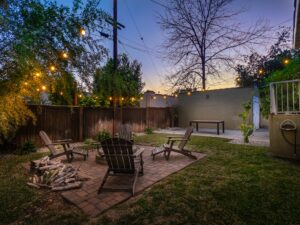 Backyard Twilight View