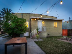 Backyard Twilight View