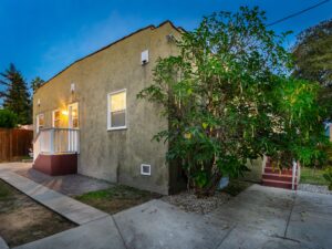 Backyard Twilight View