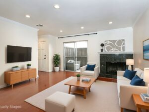 Living Room-Virtually Staged Image