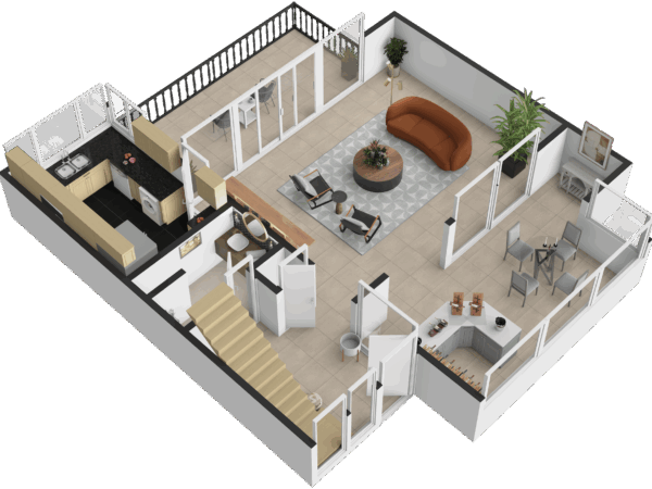 3D FLOOR PLAN-GROUND3