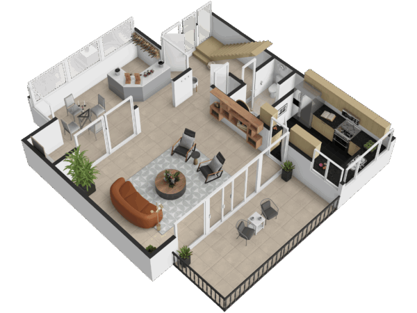 3D FLOOR PLAN-GROUND5