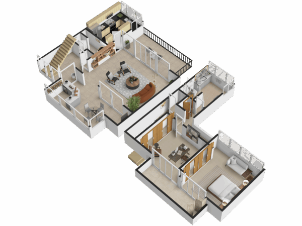 3D floor plan3