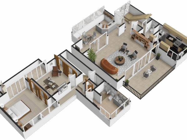 3D floor plan4