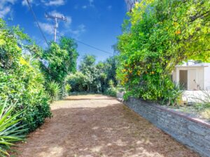 Backyard View-Garden Area
