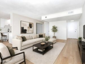 Living Room-After Virtual Staging
