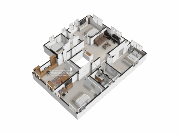 3D Floor Plan-Second Floor4